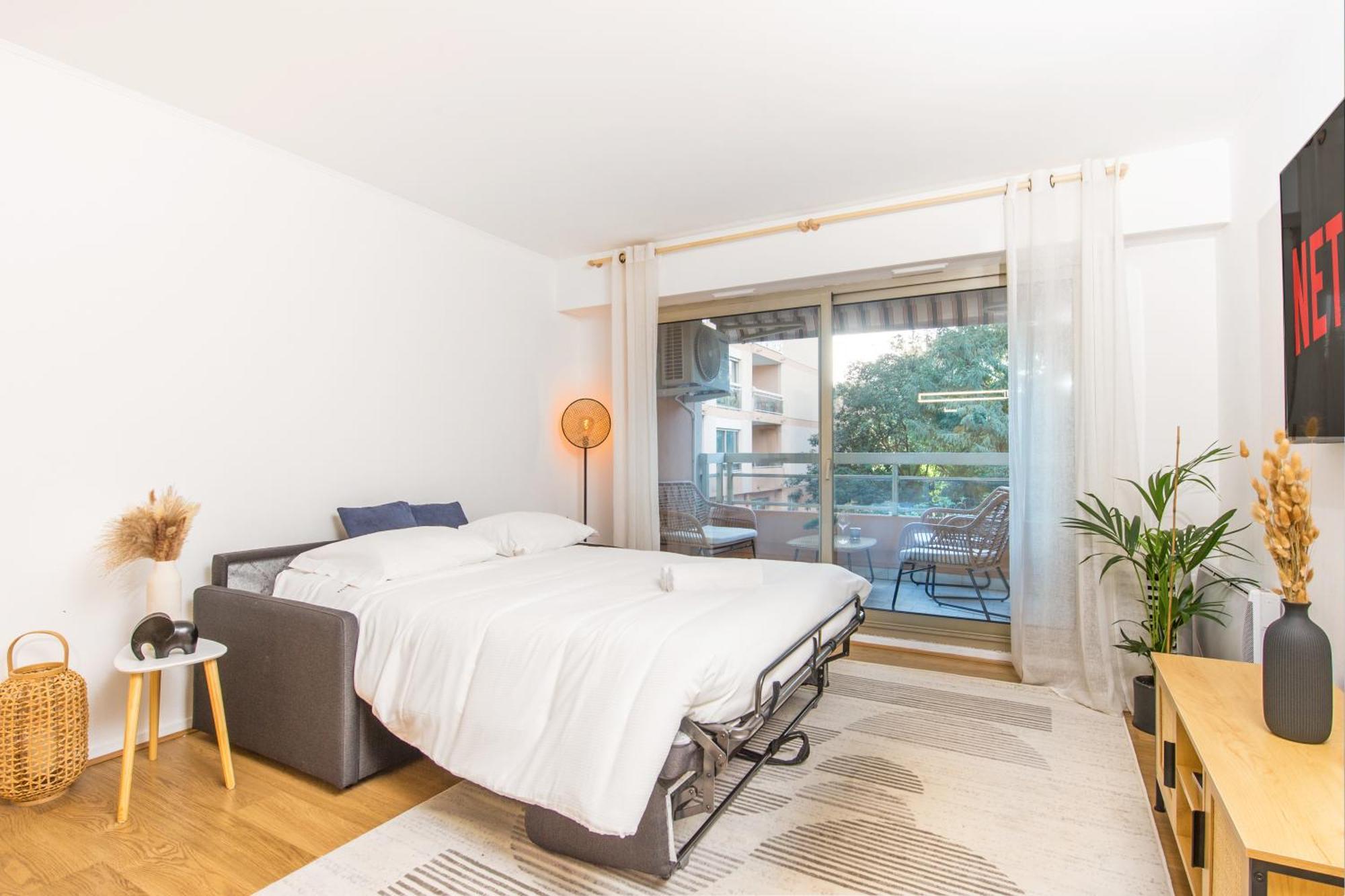 Appartement Renove - Terrasse - Parking - Bm Nice Exterior photo